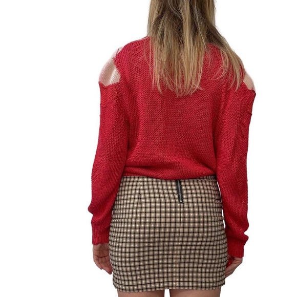 80S WRAP PLUNGE SWEATER ♥️ - Picture 3 of 3